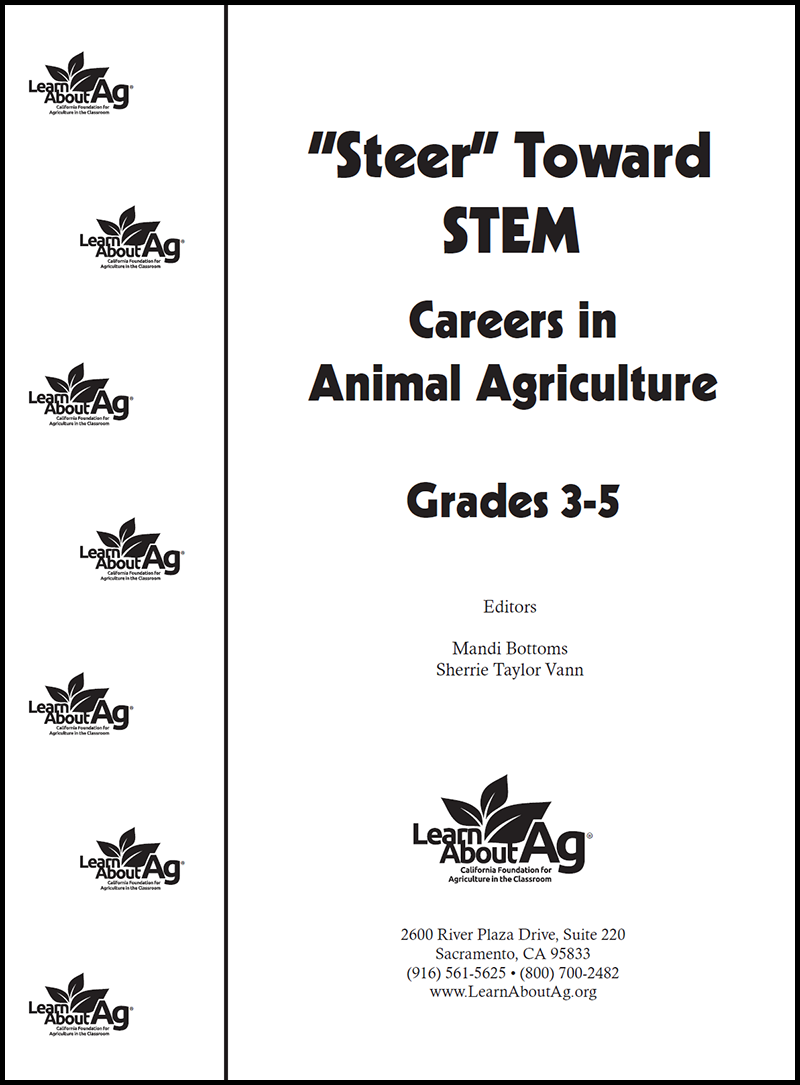 Steer Toward STEM: Careers in Animal Agriculture