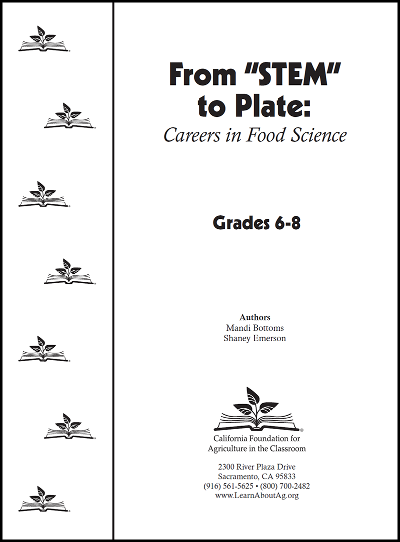 From "STEM" to Plate: Careers in Food Science