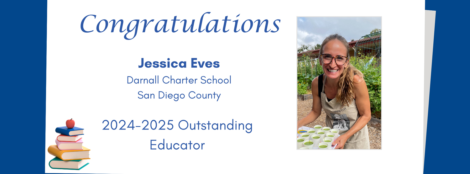 Jessica Eves 2024-2025 Oustanding Educator